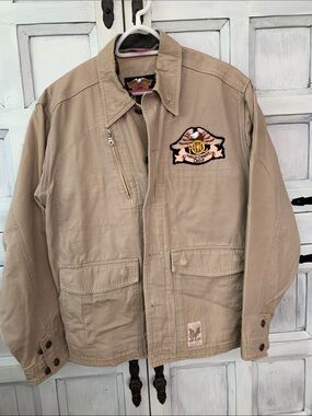 Harley-Davidson HOG Owners Group Tan Canvas Original Jacket | Size M